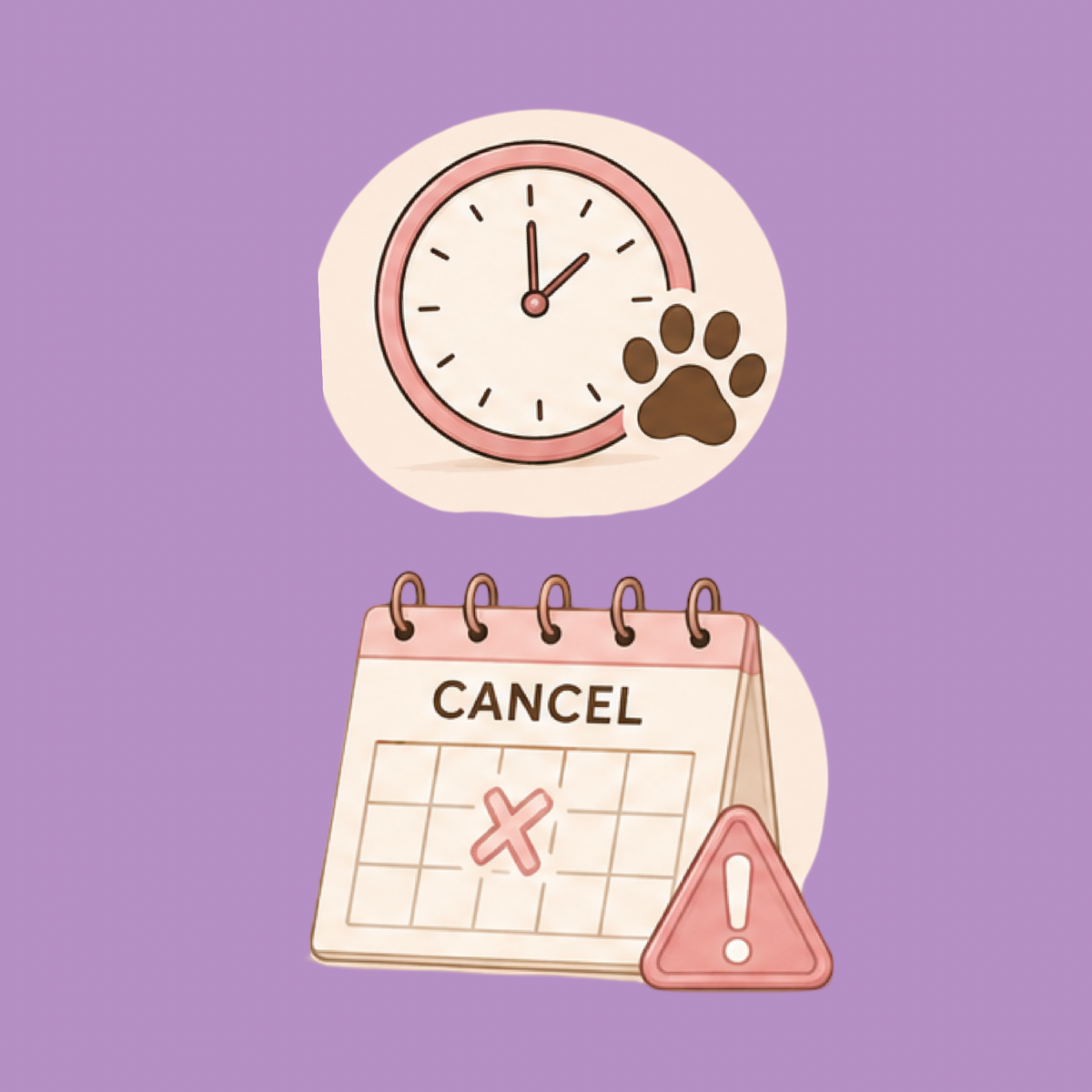 Extended daycare and late cancellation costs